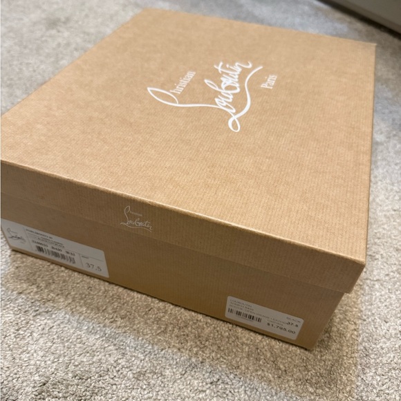Christian Louboutin black heels. Never worn. Paid $1795. Size 37.5 with box. - Picture 6 of 6